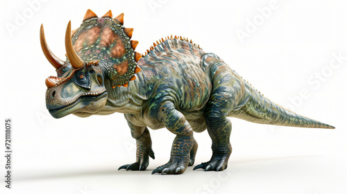 3d rendered illustration of a Styracosaurus © Little