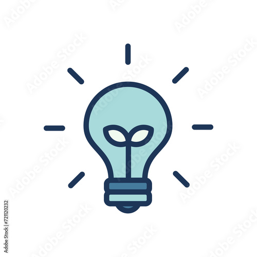 green energy icon symbol vector template