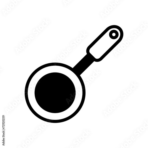 frying pan icon symbol vector template