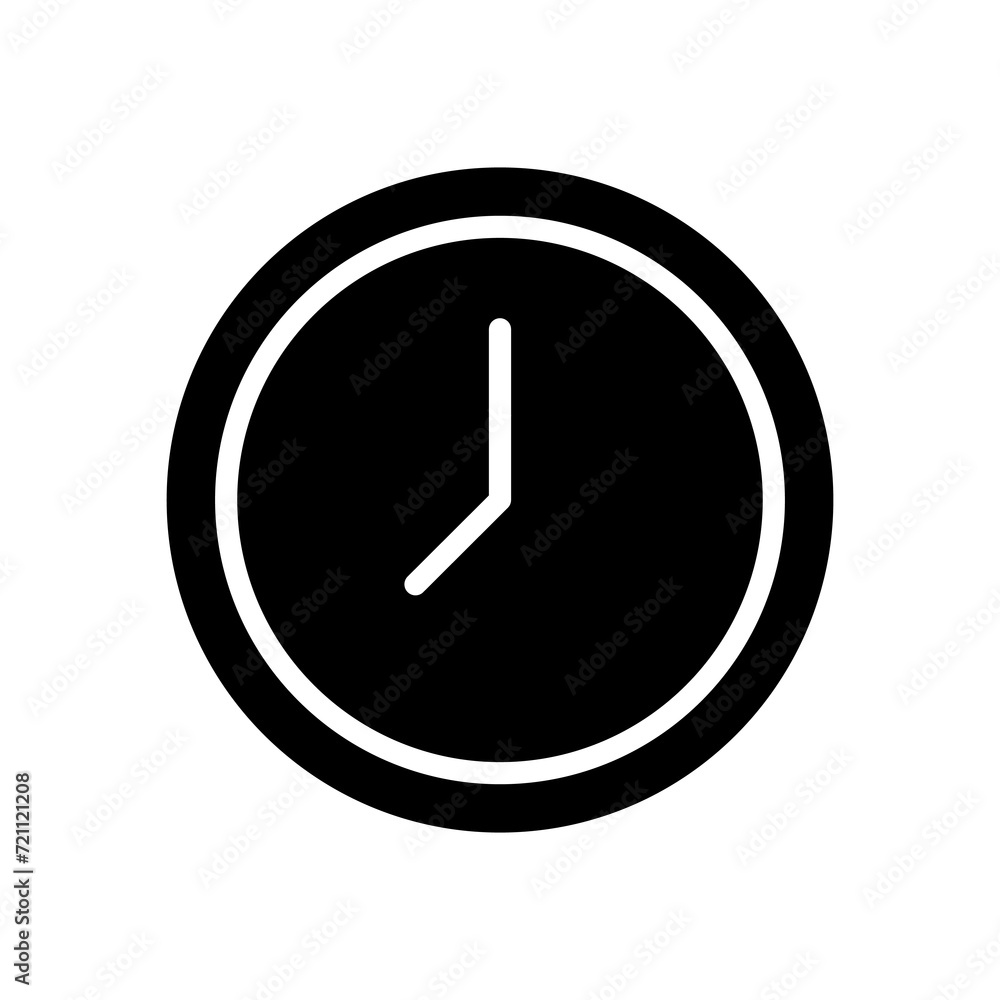 clock icon symbol vector template clock icon symbol vector template