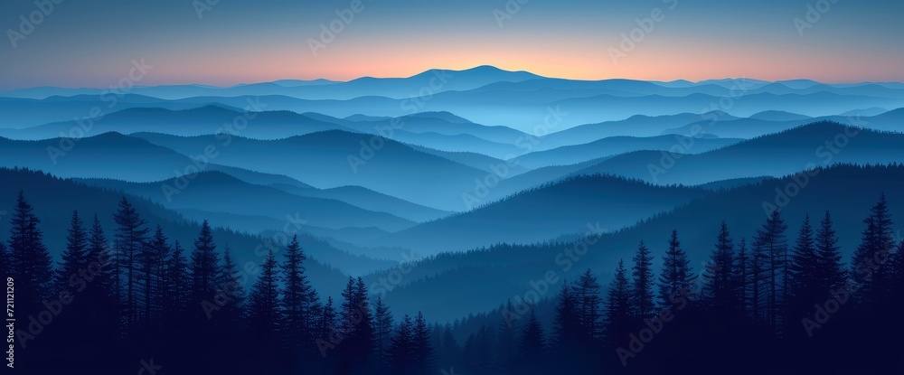 Abstract Background Mountain Forest, Wallpaper Pictures, Background Hd