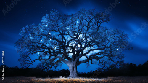 tree in the night high definition(hd) photographic creative image