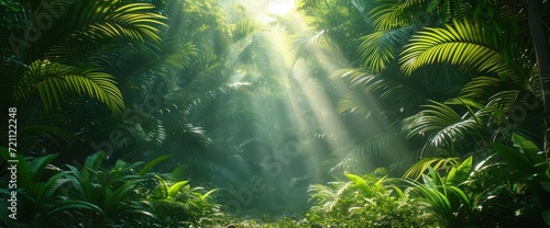 Banner Beautiful Rainforest Jungle Landscape  Wallpaper Pictures  Background Hd