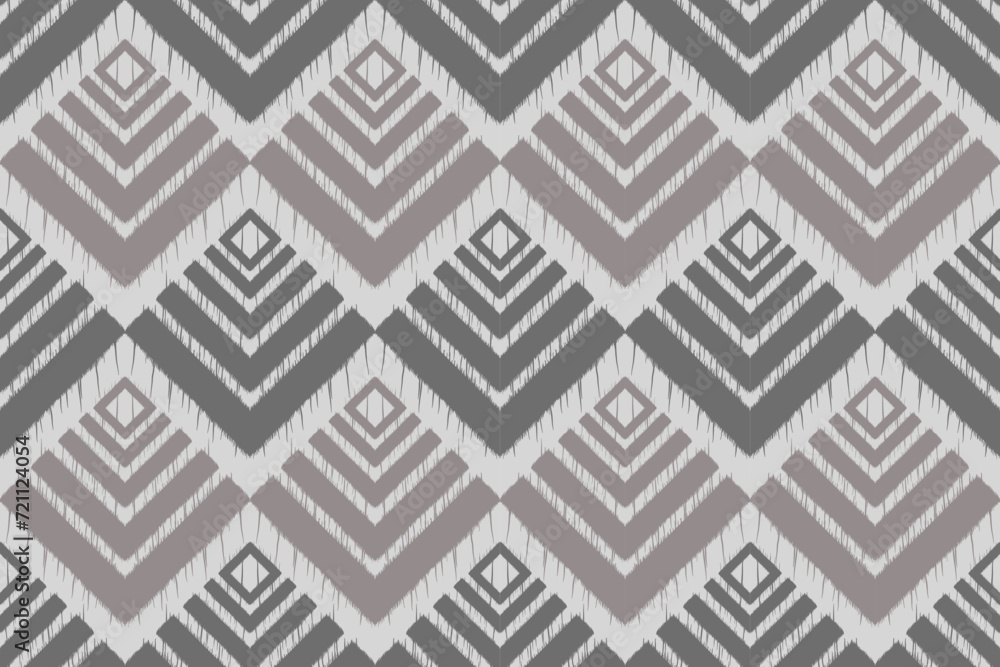 Abstract gray Ethnic ikat art. Seamless pattern in tribal, folk embroidery, and Mexican style. Aztec geometric art ornament print. vector design for fashion, fabric, wallpaper, cover, wrapping carpet. Abstract gray Ethnic ikat art. Seamless pattern in tribal, folk embroidery, and Mexican style. Aztec geometric art ornament print. vector design for fashion, fabric, wallpaper, cover, wrapping carpet.