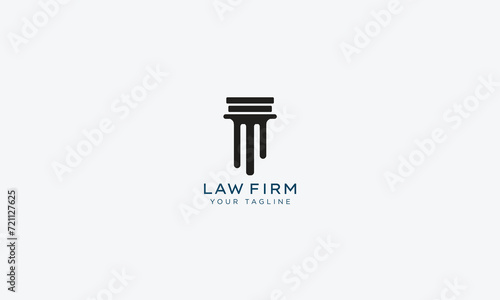 Attorney and lawyers logo design vector template