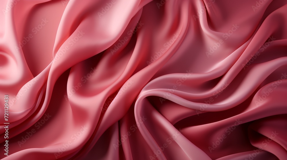 Fototapeta premium red silk satin fabric abstract background