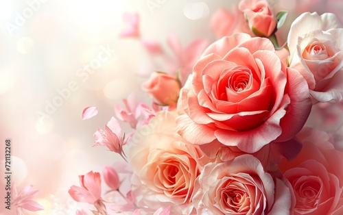 Valentine s Day Floral Background
