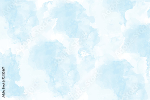 Watercolour light blue background photo
