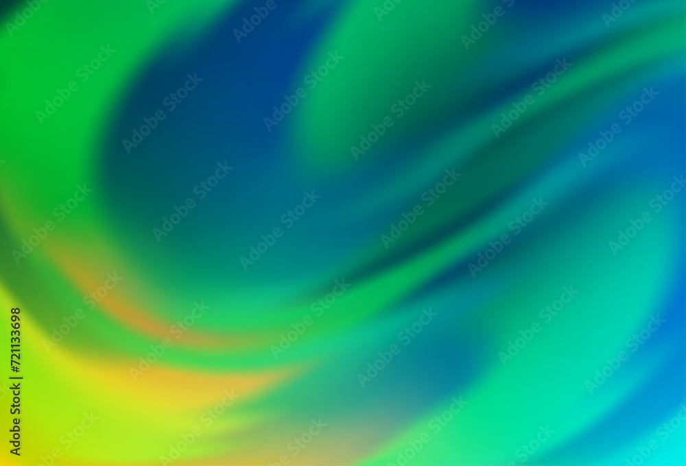 Obraz premium Light Blue, Yellow vector blurred template.