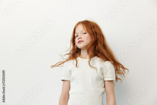 Woman model young hair person face pretty girl female beauty portrait cute white caucasian