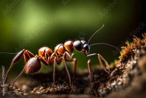 ant on the ground © farzana