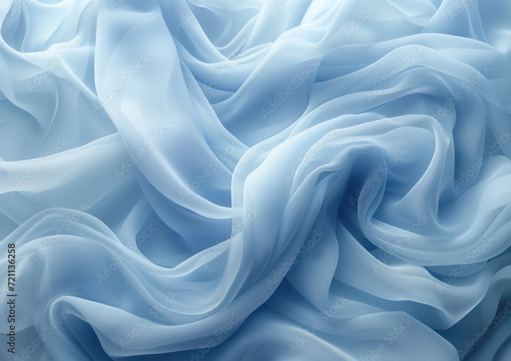 Fototapeta premium background with blue waves and swirly curves