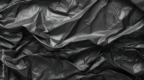 black crumpled paper