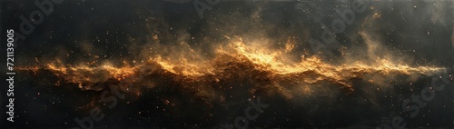 wall on a textured background with gold colored fire work #721139005