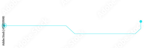 HUD futuristic technology line frame design element template