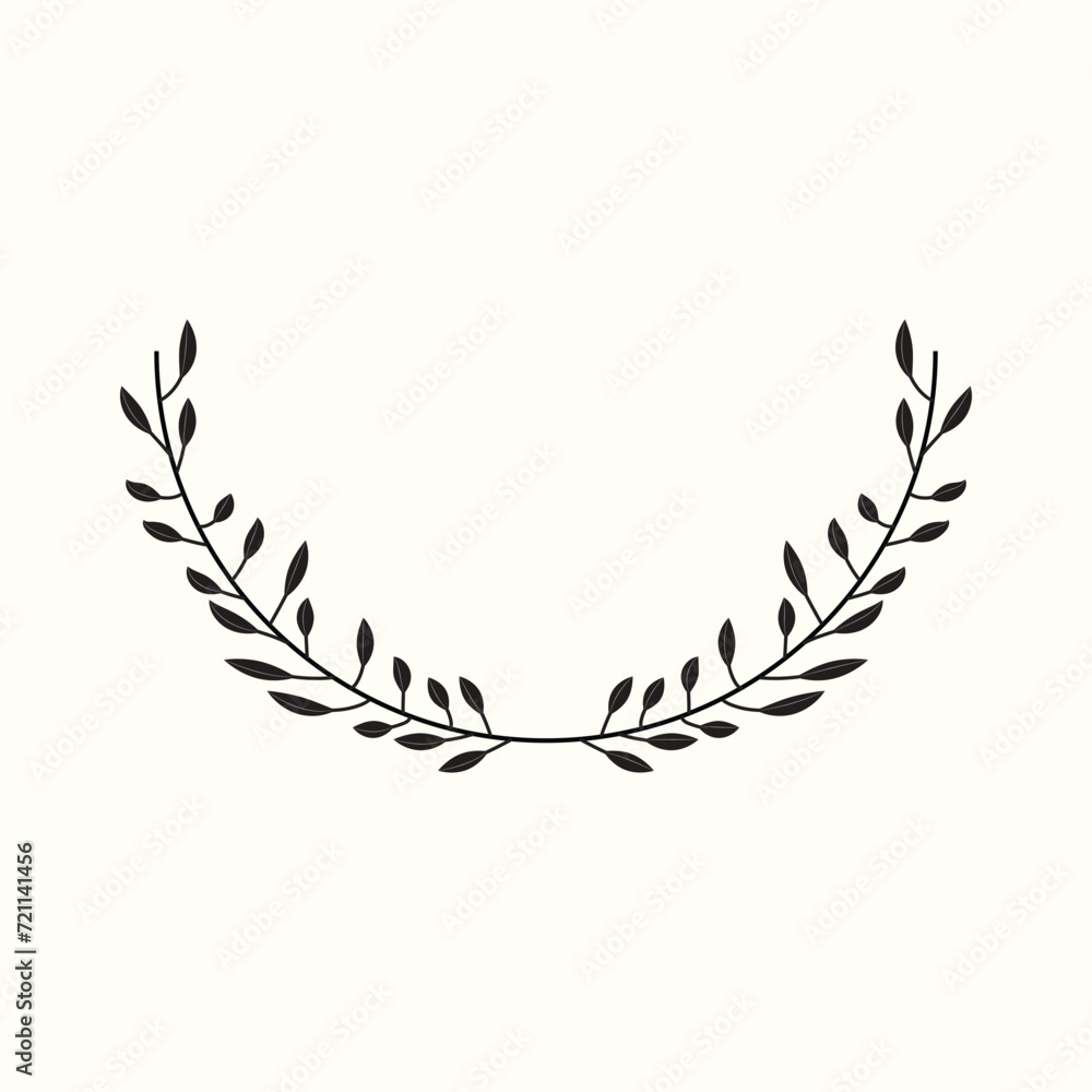 Obraz premium Laurel wreath Laurel wreath Vector illustration