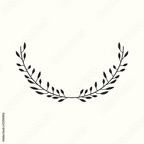 Laurel wreath Laurel wreath Vector illustration