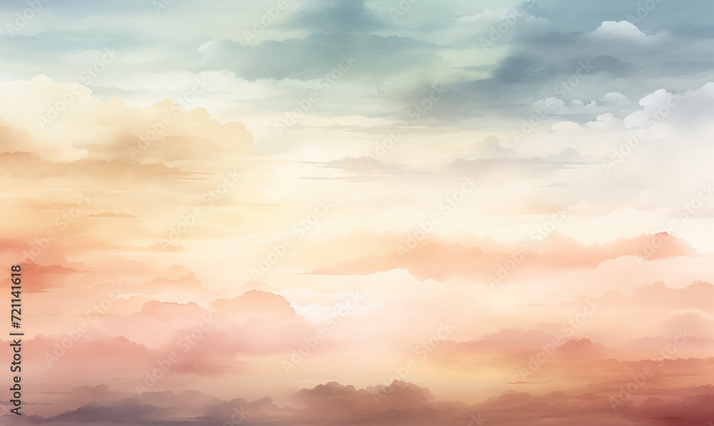 Obraz premium abstract pastel colors background with waves