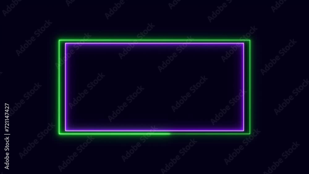 neon glowing frame background. Laser saber border animation repeated moves. Transparent background, abstract glowing neon rectangle frame animation background 4k neon glowing frame background. Laser saber border animation repeated moves. Transparent background, abstract glowing neon rectangle frame animation background 4k