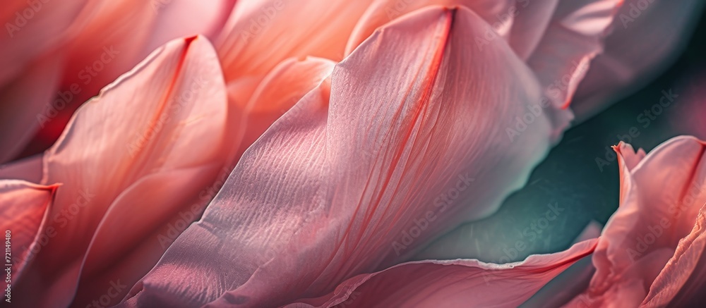 Stunning Close-Up Nature Shot with Strokes and Billowed Textures
