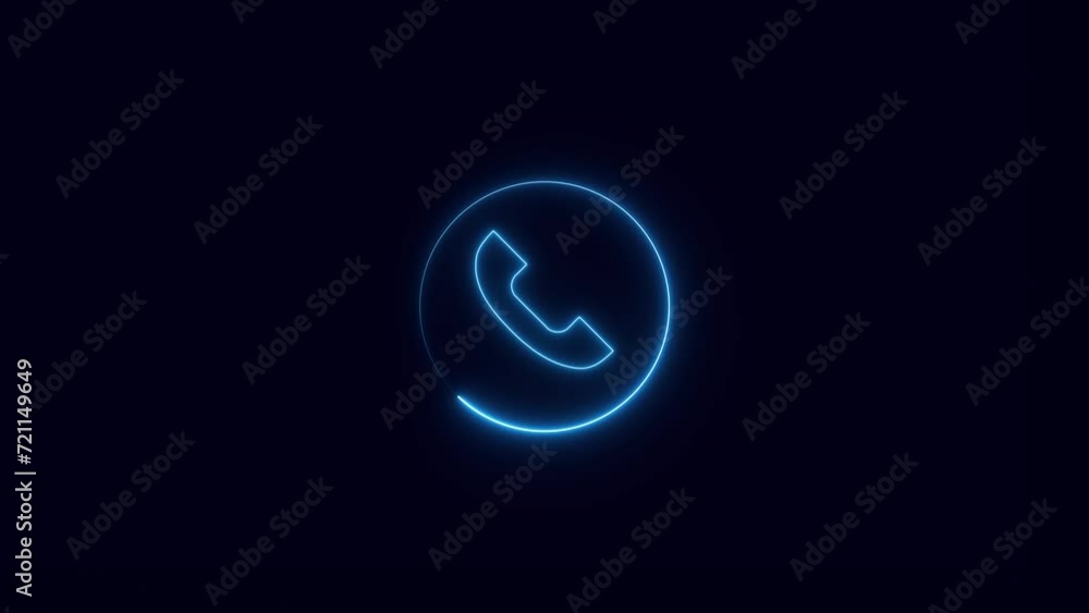 Incoming Call Phone Receiver calling on Black Background. Contact and telephone Communication Concept, phone call animated icon 4k Incoming Call Phone Receiver calling on Black Background. Contact and telephone Communication Concept, phone call animated icon 4k