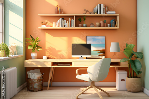Modern home office © sugastocks