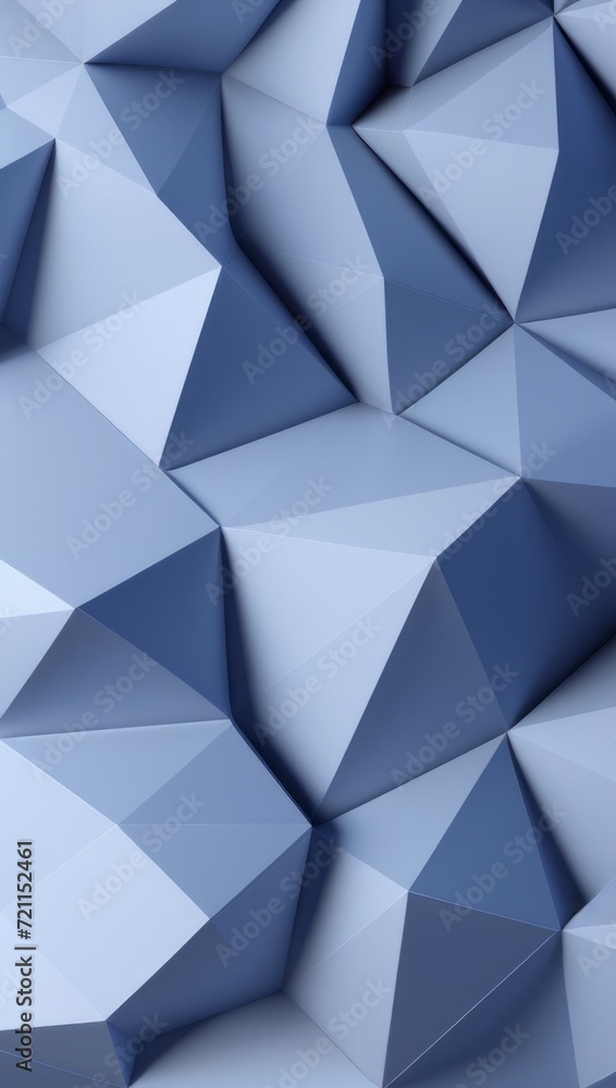 Fototapeta premium Polygonal Art Geometric Abstract Monochromatic Background