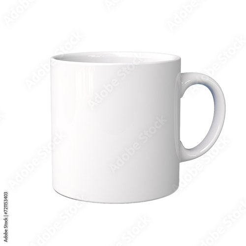 white cup isolated on white background, white ceramic coffee mug isolated with clipping path,PNG