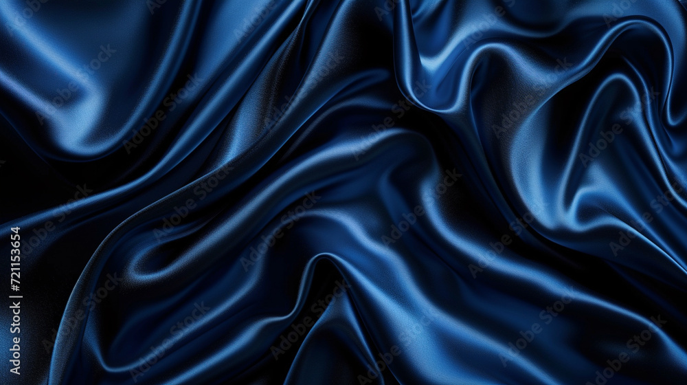 Obraz premium Classic Blue and Black silk background vector presentation design 