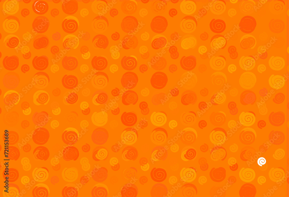 Light Orange vector template with bubble shapes. Light Orange vector template with bubble shapes.