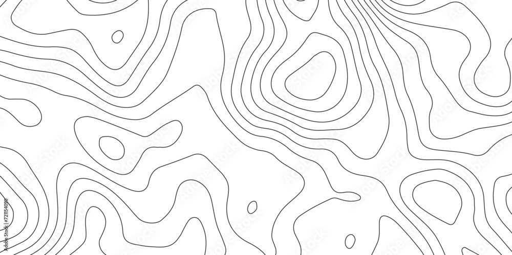 Abstract background with topographic contours map with geographic line map .white wave paper curved reliefs abstract background .vector illustration of topographic line contour map design .