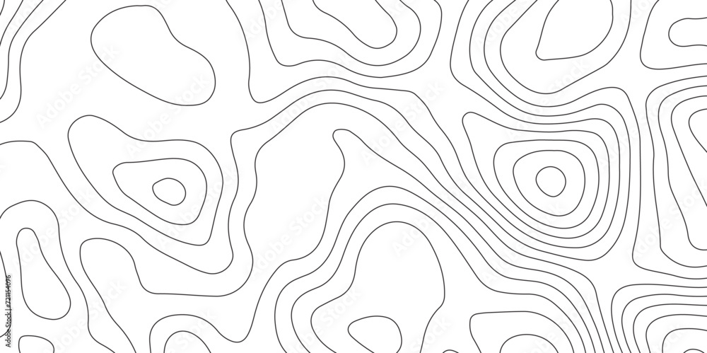 Abstract background with topographic contours map with geographic line map .white wave paper curved reliefs abstract background .vector illustration of topographic line contour map design .