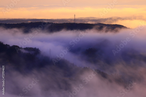 岩手県奥州市 夜明けの風景 © yspbqh14