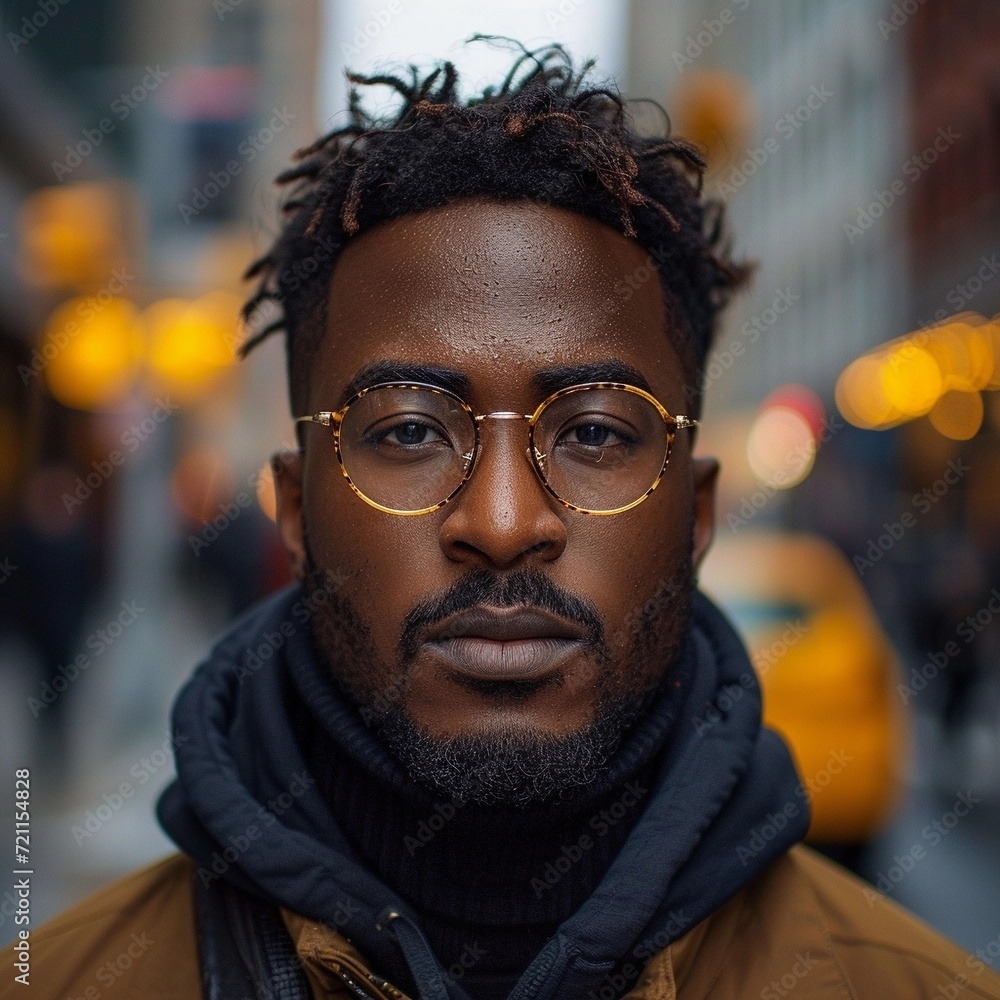 portrait of a handsome black man portrait of a handsome black man