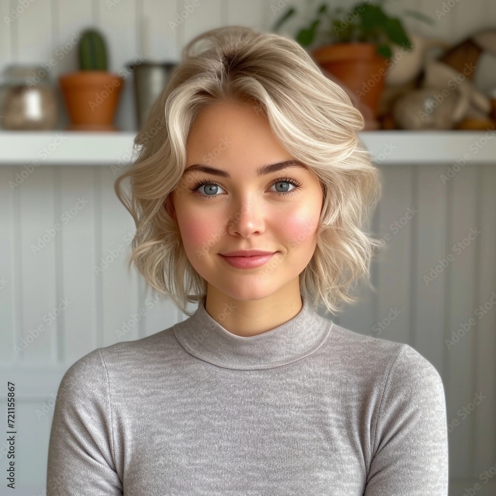Fototapeta premium portrait of a beautiful woman