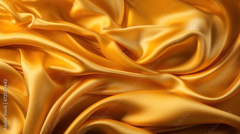 Satin Dreamscape: Yellow Silk Fabric Weave Transforms into a Wallpaper Background, Radiating Softness and Opulence Satin Dreamscape: Yellow Silk Fabric Weave Transforms into a Wallpaper Background, Radiating Softness and Opulence