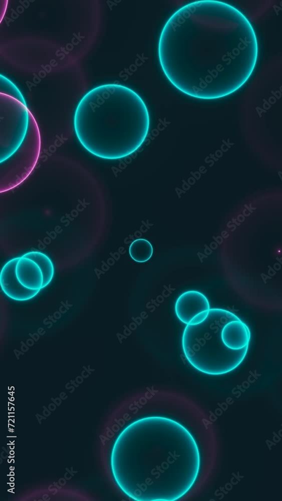Modern Motion Symphony: Abstract 3D Animation in Vertical Background Modern Motion Symphony: Abstract 3D Animation in Vertical Background