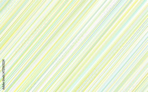 Light Green, Yellow vector cover with long lines. Modern geometrical abstract illustration with staves. The template can be used as a background.