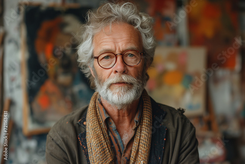 portrait of a senior person