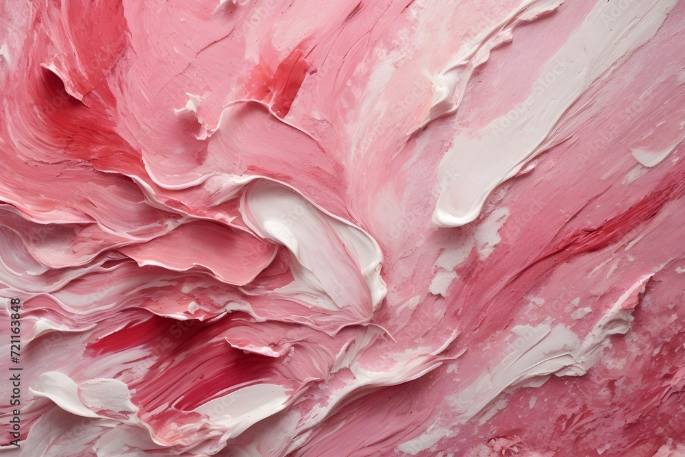 Abstract pink and white texture background painting. Oil, acrylic brushstroke, pallet knife paint on canvas. Abstract pink and white texture background painting. Oil, acrylic brushstroke, pallet knife paint on canvas.