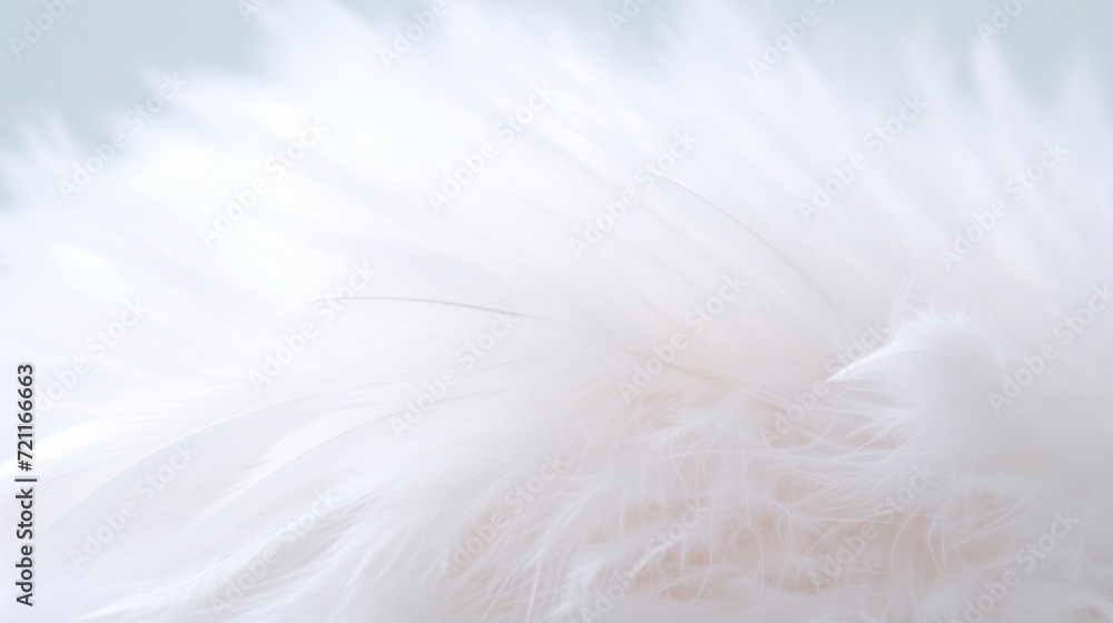 Close-up of delicate white feathers, creating a soft, dreamy texture that evokes a sense of gentleness and purity. Close-up of delicate white feathers, creating a soft, dreamy texture that evokes a sense of gentleness and purity.