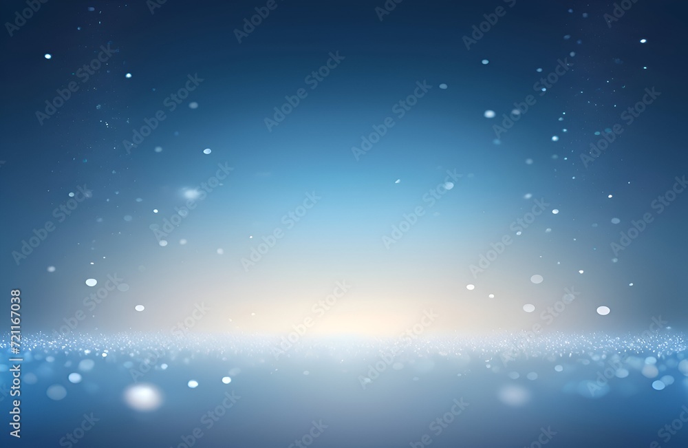 Fototapeta premium Blue Gradient Empty Winter Wallpaper