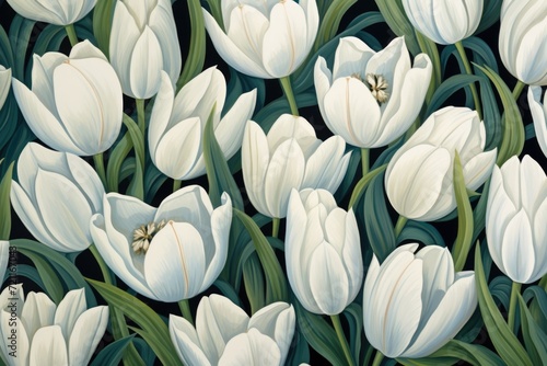 white tulips #721167043