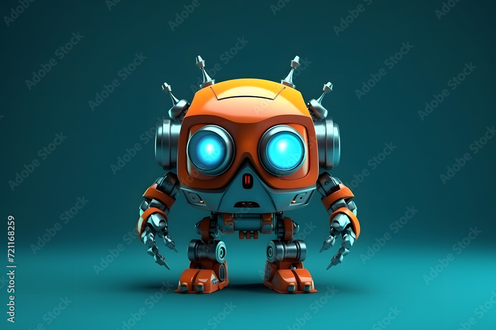 3d rendering of robot elements 3d rendering of robot elements