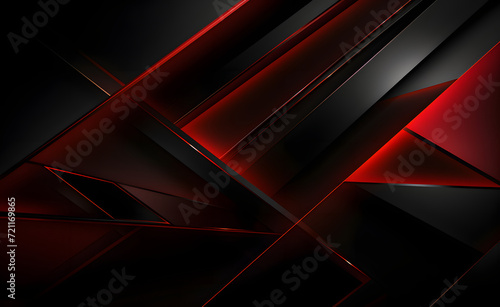 the black background with glowing red lines pattern