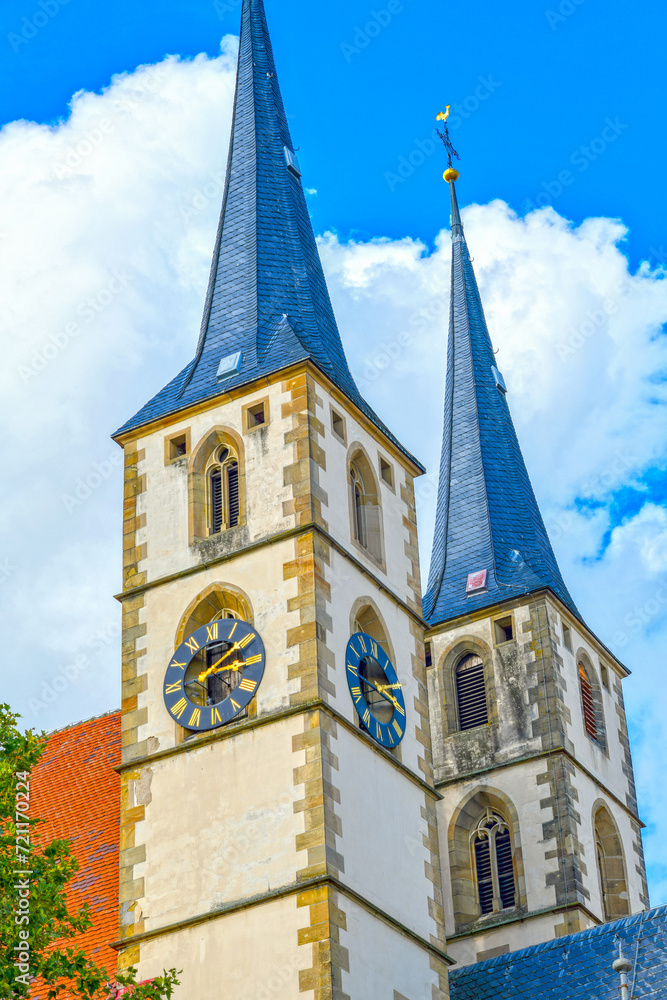 Stadtkirche Bad Wimpfen im Landkreis Heilbronn (Baden Württemberg)