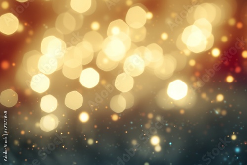 Bright lights with dark background bokeh style, Christmas concept