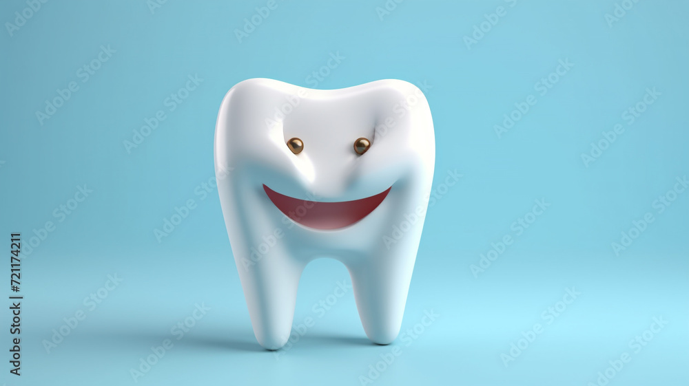 white cute smiling tooth characters with faces smile on blue background white cute smiling tooth characters with faces smile on blue background