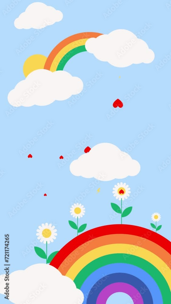 Animated Hearts Background: Vertical Video for Valentine's Day Animated Hearts Background: Vertical Video for Valentine's Day