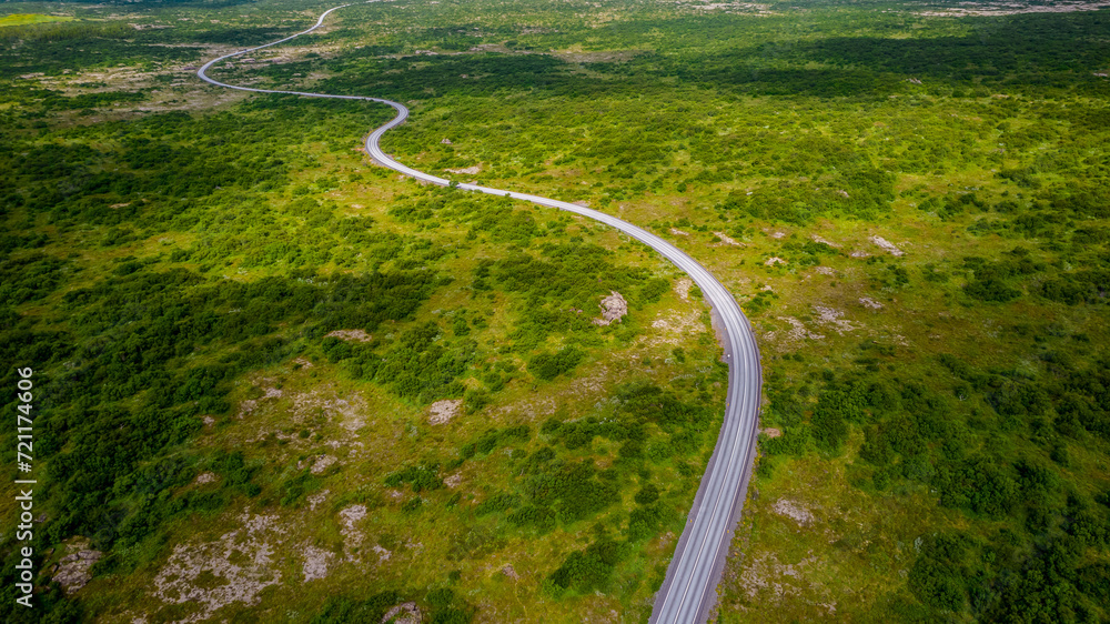 Thingvellir national park in iceland aerial drone view as a touristic concept for traveling to Iceland Thingvellir national park in iceland aerial drone view as a touristic concept for traveling to Iceland